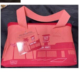 NWT! - PEACH - Trader Joe’s Mini Insulated Cooler Bag